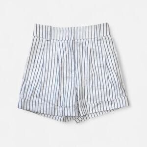 Goop linen blend tailored shorts